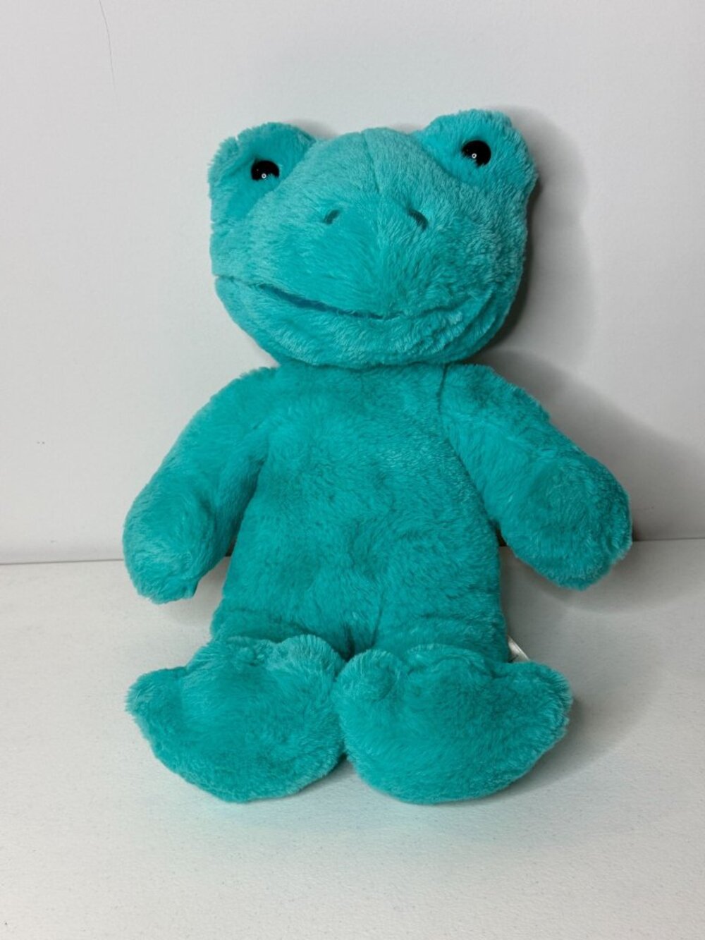 Build-A-Bear Toadally Teal Frog Plush Turquoise Stuffed Animal Cute Kawaii